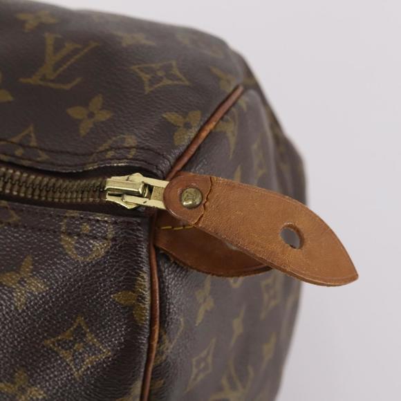 LOUIS VUITTON Monogram Speedy 35 Hand Bag M41524 LV Auth 141794 - Picture 8 of 16